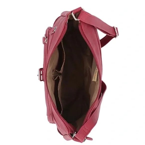 MultiSac Flare Large Crossbody Bag | 13.25 In | Polyester & Faux Leather | NWT - Picture 4 of 11